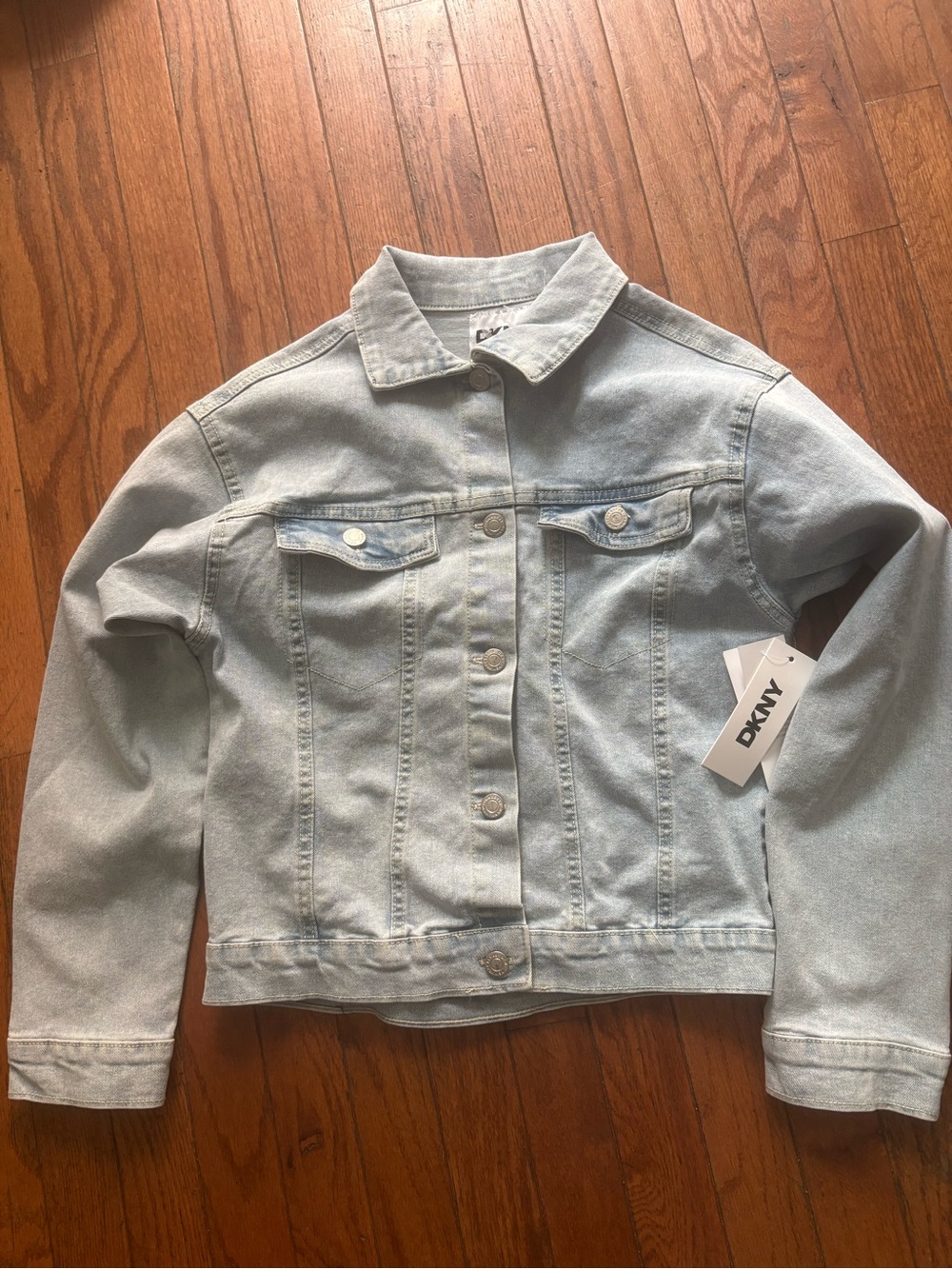DKNY Light Blue Denim Jean Jacket - Girl’s